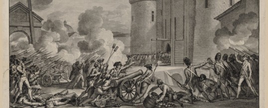 14 Juli in Frankrijk de bestorming van Bastille